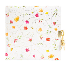 Užrašų knygelė - GOLDBUCH 44489 Vasaros Diena 96 Puslapiai 17 × 17 cm Su Užraktu Balta