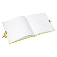 Užrašų knygelė - GOLDBUCH 44395 Pavo 96 Puslapių, Užrakinta, 17x17 cm, Balta