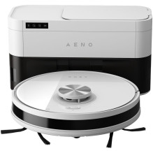 Robot Cleaner w / Dust Collector, white, 2in1 and dust tank, 4000pa, 3200mAh battery