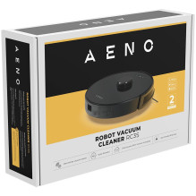 AENO Robot Vacuum Cleaner RC3S: wet &amp; dry cleaning, smart control AENO App, powerful Japanese Nidec motor, turbo mod