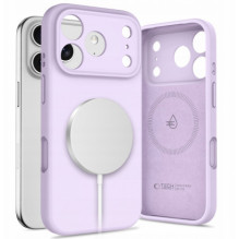 Tech-Protect Silicone Magsafe iPhone 17 Pro Max Mauve