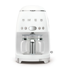 Kavos Aparatas - SMEG DCF02WHEU 10 Puodelių Aromato Pasirinkimo Programuojamas Laikmatis Baltas