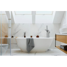 Bath faucet Invena Glamour BW-02-W01-V, chrome