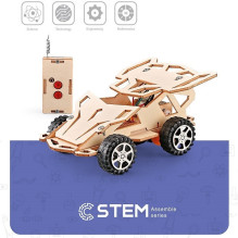 Medinis konstruktorius "Nuotoliniu būdu valdomas automobilis", mokomasis modelis