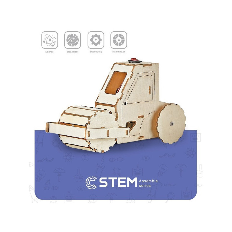 Medinis konstruktorius "Elektrinis kelio volas", mokomasis modelis