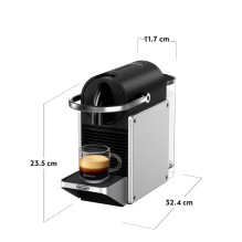Kapsulinis kavos aparatas Nespresso Pixie EN127.S, sidabro Kapsulinis kavos aparatas Nespresso Pixie EN127.S, sidabro