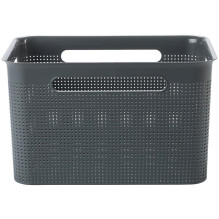 Daiktadėžė ROTHO BRISEN, 16 l, pilka, 36×26,2×21,1 cm