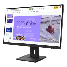 Monitorius - Lenovo ThinkVision E27Q-40 27 colių 2560x1440 IPS 350 cd / m² Juodas