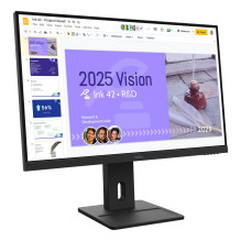 Monitorius - Lenovo ThinkVision E27Q-40 27 colių 2560x1440 IPS 350 cd / m² Juodas