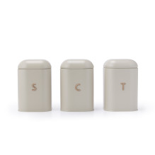 Salter BW13729OEU7 Pebble 3-Piece Canister Set Stone Salter BW13729OEU7 Pebble 3-Piece Canister Set Stone