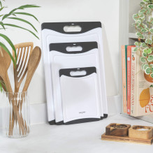 Salter BW13904 3 Piece Double-Sided Chopping Board Set Salter BW13904 3 Piece Double-Sided Chopping Board Set
