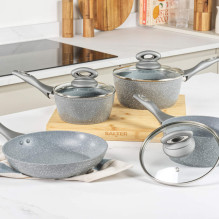 Salter BW04151G1EU7 Timeless Collection Stainless Steel 5 Piece Pan Set