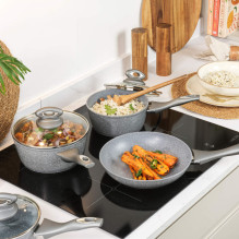 Salter BW04151G1EU7 Timeless Collection Stainless Steel 5 Piece Pan Set