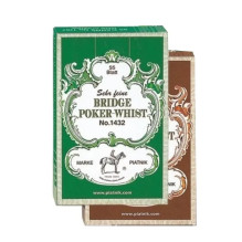 Card set - Piatnik Bridge Poker Whist cards 55 pcs. Green and brown Card set - Piatnik Bridge Poker Whist cards 55 pcs. Green and brown