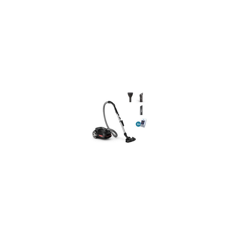 Jaunums! PHILIPS 5000 series putekļsūcējs 900 W melns XD5123 / 10