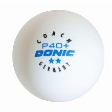 Table tennis ball Donic Coach, 40 mm, 6 pcs Table tennis ball Donic Coach, 40 mm, 6 pcs