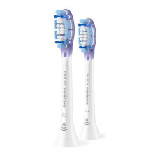 Dantų šepetėlio galvutė Philips HX9052 / 87, balta / violetinė Dantų šepetėlio galvutė Philips HX9052 / 87, balta / violetinė