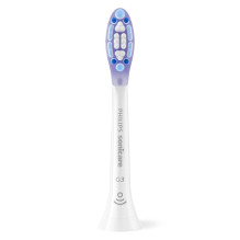 Dantų šepetėlio galvutė Philips HX9052 / 87, balta / violetinė Dantų šepetėlio galvutė Philips HX9052 / 87, balta / violetinė
