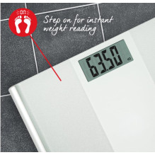 Salter 9009 WFEU12 Ultimate Accuracy Electronic Bathroom Scales, White