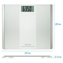 Salter 9009 WFEU12 Ultimate Accuracy Electronic Bathroom Scales, White