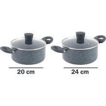 Russell Hobbs RH008491EU7 Nightfall Stone Stockpot 24cm