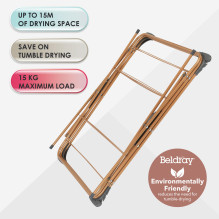 Beldray LA089397GRYEU7 150 Years 3 Tier Airer Grey &amp; Copper
