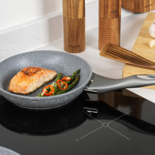 Salter BW02762G2MOR Marblestone Fry Pan 20cm, Grey