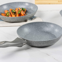 Salter BW02762G2MOR Marblestone Fry Pan 20cm, Grey
