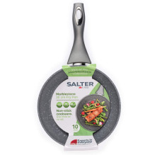 Salter BW02762G2MOR Marblestone Fry Pan 20cm, Grey