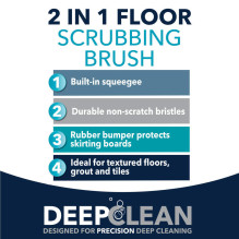 Beldray LA034009FPEU7 Deep Clean 2 In 1 Floor Scrub Brush