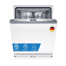 „Bosch Serie 6 SBD6ECX21E“ indaplovė, pilnai įmontuojama, 14 vietų komplektų
