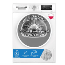 BOSCH WTH86277PL Heat pump clothes dryer 8kg White BOSCH WTH86277PL Heat pump clothes dryer 8kg White