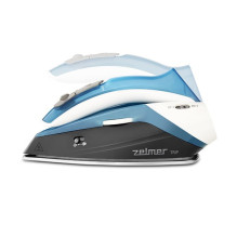 Zelmer ZIR0500 Dry & Steam iron Stainless Steel soleplate 1100 W Black, Blue, White Zelmer ZIR0500 Dry & Steam iron Stainless Steel soleplate 1100 W Black, Blue, White