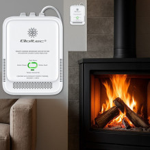 Qoltec 52576 Carbon monoxide sensor , CO detector , alarm 85dB , LED Qoltec 52576 Carbon monoxide sensor , CO detector , alarm 85dB , LED