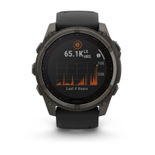 Garmin fenix 8 3.56 cm (1.4") 51 mm Digital 280 x 280 pixels Touchscreen Titanium Wi-Fi GPS (satellite)