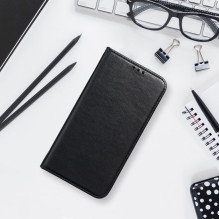 Atverčiamas dėklas, skirtas „Samsung A12 / M12 Smart Magneto“, juodas