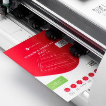 Hybrid nano glass film for cutting machine 2nd and 3rd gen. Forcell F-Protect Flexible NANO 9H MATT 0,38mm 196 x 125 mm Hybrid nano glass film for cutting machine 2nd and 3rd gen. Forcell F-Protect Flexible NANO 9H MATT 0,38mm 196 x 125 mm