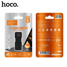 USB atmintinė 64GB USB 2.0 (USB A) Hoco UD6 juoda USB atmintinė 64GB USB 2.0 (USB A) Hoco UD6 juoda