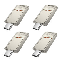 Pendrive 16GB USB 3.0 (USB C) Hoco UD17 nickel