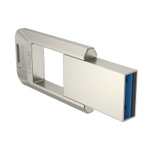 USB atmintinė 128GB USB 3.0 (USB A) Hoco UD16 nikeliuota