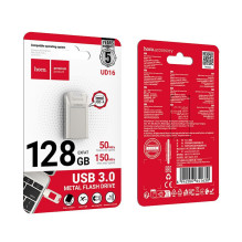 USB atmintinė 128GB USB 3.0 (USB A) Hoco UD16 nikeliuota