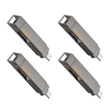 Pendrive 32GB USB 3.2 (USB A + USB C) Hoco UD15 gray