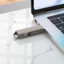 Pendrive 32GB USB 3.2 (USB A + USB C) Hoco UD15 gray