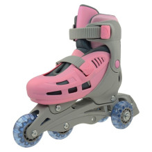 Roller skates, pink / grey