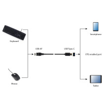 I / O ADAPTER USB3 TO USB-C OTG / A-OTG-CMAF3-01 GEMBIRD I / O ADAPTER USB3 TO USB-C OTG / A-OTG-CMAF3-01 GEMBIRD