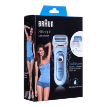 BRAUN Silk-épil LS 5160 moteriškas skustuvas, mėlynas
