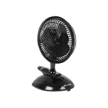 Stalinis ventiliatorius 6' / 15cm Clip 25W 2in1 JUODAS