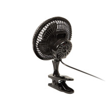 Desk fan 6" / 15cm Clip 25W 2in1 BLACK