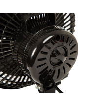 Stalinis ventiliatorius 6' / 15cm Clip 25W 2in1 JUODAS