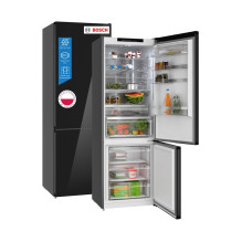 Bosch Serie 6 KGN49LBCF fridge-freezer Freestanding 440 L C Black